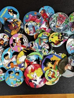 アニメキャラクター メンコ 5枚セット昭和レトロ - メルカリ