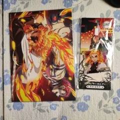 鬼滅の刃 無限列車編 映画特典 厚紙 アクリルキーホルダー セット