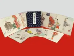 【希少】　松野奏風 『能姿十二佳月 』木版画 色紙 全12枚揃 セット Yahoo!オークション -「松野奏風」の落札相場・落札価格