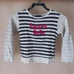 BeBe 長袖ストライプTシャツ 120サイズ