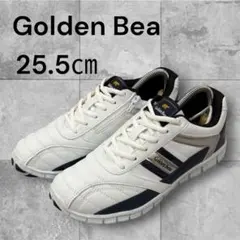新品　Golden Bear スニーカー　ホワイト　ネイビー　シルバー　タグ付のサムネイル