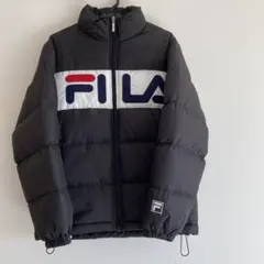 FILA ブラック ダウンジャケット　メンズ