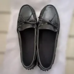 COLE HAAN メンズ モカシン デッキシューズ ブラックのサムネイル