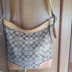 Coach ショルダーバッグ ブラウン ベージュ
