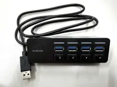 エレコム　4ポートUSB ハブ(マグネット・個別スイッチタイプ)