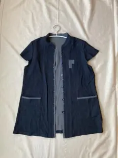 シニア　日本製 上質ジレ風チュニック M～Lサイズ