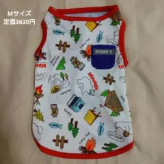 BROWNIE'S 犬用　タンクトップ キャンプ柄 UVカットのサムネイル