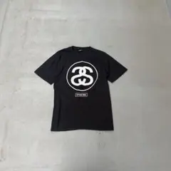 00s Stussy プリント　シャネルロゴ 半袖　tシャツ　カットソー　メンズ