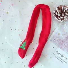 赤マフラー ツリー 20cm ぬいぐるみ服 韓国 ぬい服 着ぐるみ 推し活 衣装