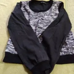 12月1日迄！INGNI 長袖ニット クルーネック 黒・白・グレー