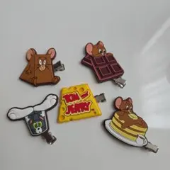 トムとジェリー　ラバーヘアクリップセット