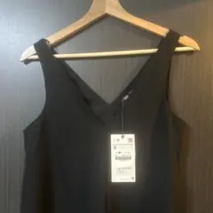 ZARA ブラック キャミワンピース Sサイズ