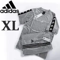 新品 XL アディダス 上下 半袖シャツ ハーフパンツ メンズ セットアップ