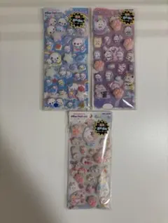 正規品　ピカプニシール　もちもちぱんだ もぐにゃん　あわわちゃん　3種セット