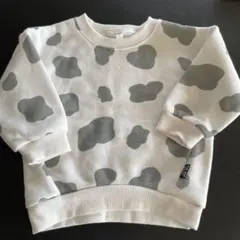 西松屋　牛柄トレーナー サイズ80