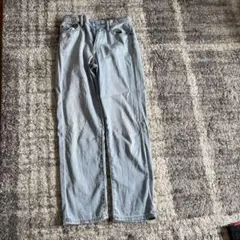 UNIQLO ユニクロ デニム ジーンズ ライトブルー 22(56cm)