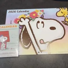 2026年 スヌーピーカレンダー ２個セットNISSAY