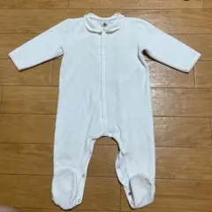 74cm PETIT BATEAU プチバトー 足つきロンパース 12m