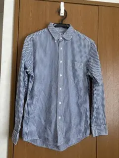 ストライプ 長袖シャツ　UNIQLO