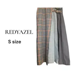 REDYAZEL チェック柄 フレアスカート Sサイズ
