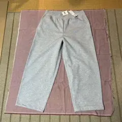 ユニクロC スウェットワイドパンツ グレー XL