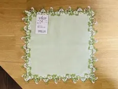 早朝セール【新品】近沢レース　ハンカチ（スノードロップ）