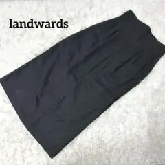 landwards ランドワーズ タイトスカート リネン100 ダークグレーのサムネイル