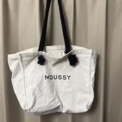 MOUSSY ホワイト トートバッグ