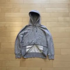 ✨希少✨ OLD UNIQLO double zip up hoodie グレー