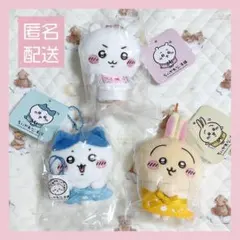 【新品】ちいかわもぐもぐ本舗 京都伏見稲荷 店員さんなマスコット 3点セット