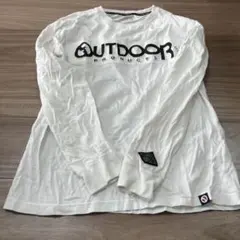 OUTDOOR PRODUCTS 長袖 Tシャツ ホワイト Mサイズ