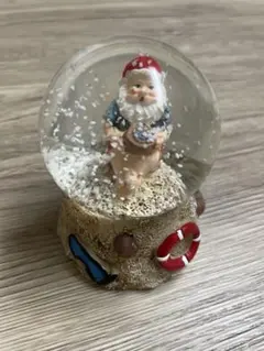 クリスマス 装飾 半袖半ズボン サンタクロース スノードーム