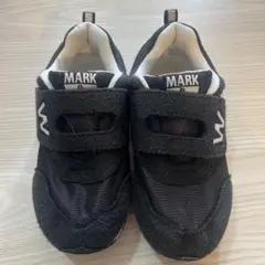 キッズシューズ　スニーカー　黒　17センチ