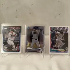 topps bowman AUSTIN WELLS オースティンウェルズ 3枚