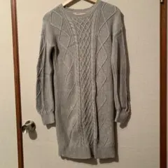 gap kids ニットワンピース XXL グレー
