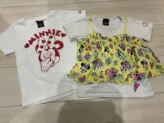 ミニーマウス Tシャツ 2マイセット　110cm ベビードール　半袖