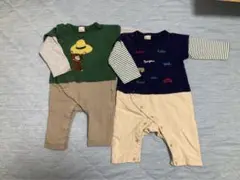 長袖ロンパース 80