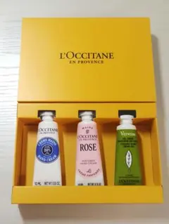 ロクシタン ミニハンドクリーム3本セット (シア&ローズ&ヴァーベナ)