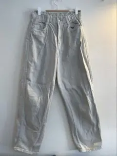 【H&M】ホワイトベージュ　カジュアルパンツ EUR36