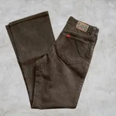 Lee フレア コーデュロイ ブラウン ウエスターナー