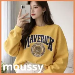 moussy マウジー トレーナー トップス 古着 裏起毛