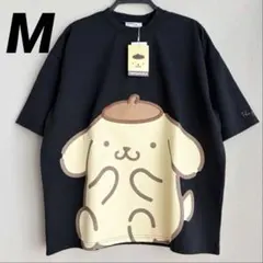 メンズ　ポムポムプリン　Tシャツ　ビックプリント　バックプリント　黒　M 新品
