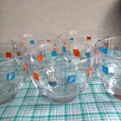 ミッフィーのガラス製鉢　5個セット