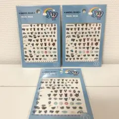 【2枚セット★おまけ付き】エンジェルブルー ネイルシール ナカムラくん 平成