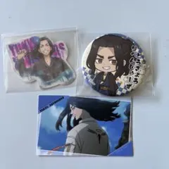 東京リベンジャーズ 場地圭介　缶バッジ ステッカー