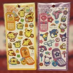 平成はっぴーフォン　ポムポムプリン　サンリオキャラクター　2点セット