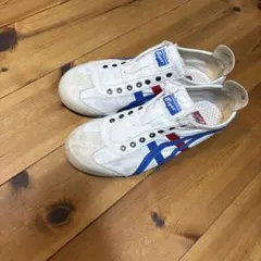 チ*ス様 Onitsuka Tiger スニーカー 25.5cm ホワイト/ブル