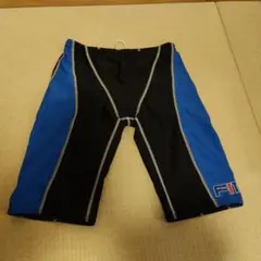 FITA 水着 黒/青 ショート丈　sサイズ　フィッタ