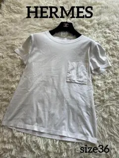 HERMES エルメス コットン レディース Tシャツ シェーヌダンクルのサムネイル