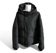 中綿アウター　黒　Mサイズ キルティングジャケット